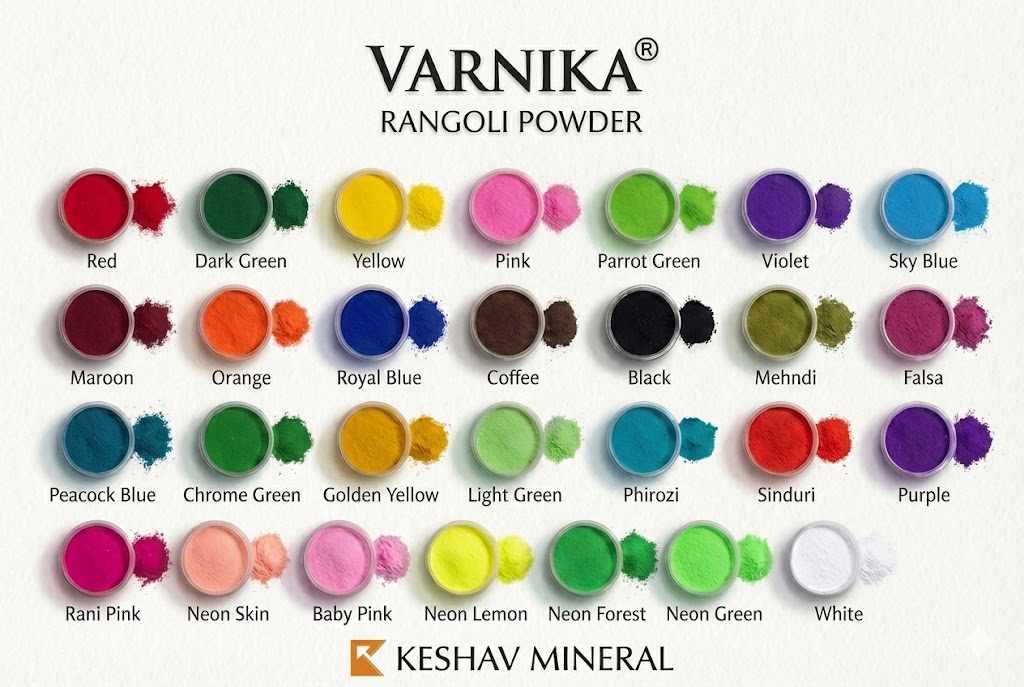 Varnika Rangoli Colors